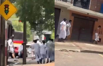 Denuncian que estudiantes del CNC acosan y amenazan con arma blanca a alumnos de Stella Marys e Ysaty