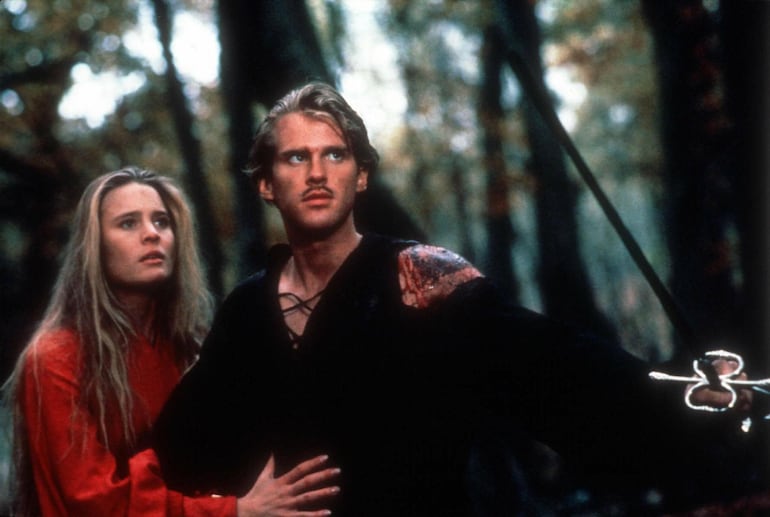 Robin Wright y Cary Elwes en una escena de "La princesa prometida".