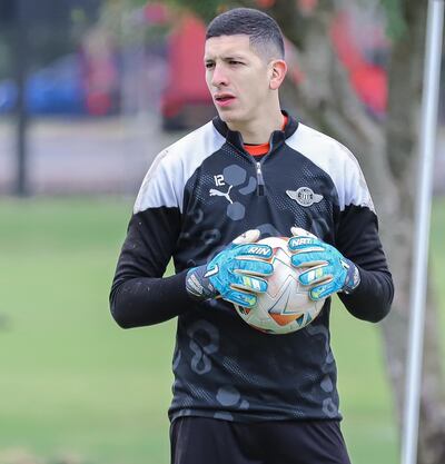 Rodrigo Mario Morínigo Acosta (25 años), portero del Gumarelo. (Foto: Libertad)