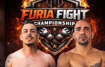 Kallew dos Santos (Brasil) frente al Jeová Evanilsom (Paraguay).