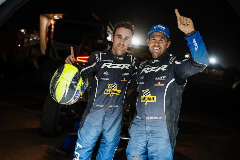 El estadounidense Brock Heger, navegado por Max Eddy, ganó otra vez la TT4 o SSV, con Polaris.