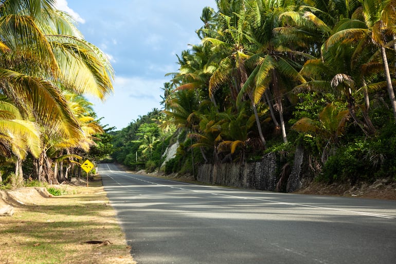 Ruta en Puerto Antonio, Jamaica.
