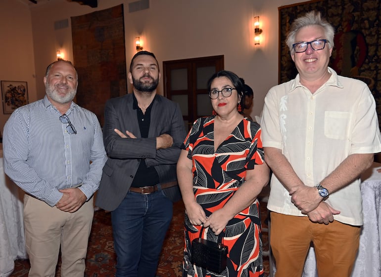 Richard Zehringer, Eric Maetz, Fabiola Gayet y Oliver Gayet.