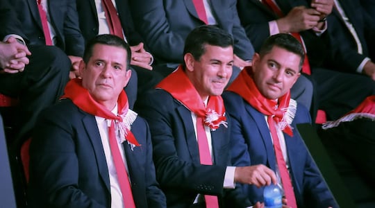 Horacio Cartes, Santiago Peña y Pedro Alliana 11 de febrero de 2023