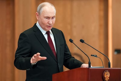 Vladimir Putin, presidente de Rusia. Aseguró, sobre el caso de Rumania, que “hasta ahora nadie puede decir cuál es el origen de tal o cual dron mientras no se haya realizado una pericia sobre ese dron”.