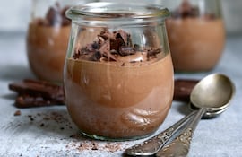 Mousse de chocolate.