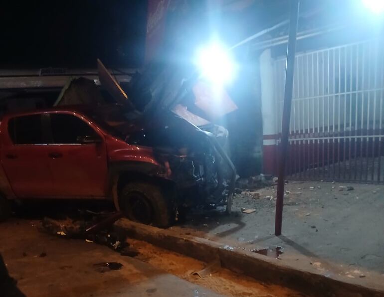 accidente camión camioneta San Lorenzo 25 junio 2026