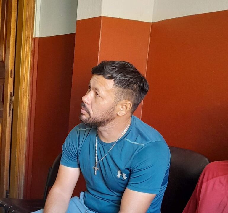 Ovidio David Gauto, conductor de la camioneta que protagonizó el aparatoso choque en Lambaré. Tras el percance, se negó a hacer el alcotest.