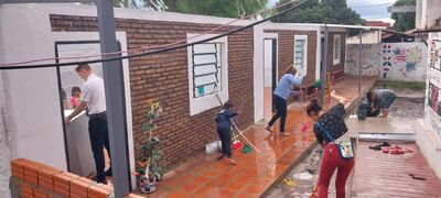 Las aulas extensivas del Refugio Copaco, en el Puerto Botánico, se vieron afectadas tras fuerte temporal.