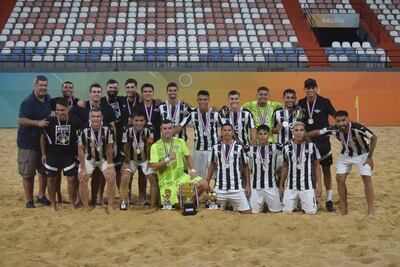 Libertad se consagró campeón de la primera etapa de la superliga de playa.