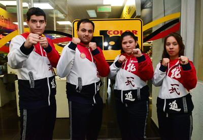 El equipo paraguayo de Tong IL Moo Do que competirán en noviembre próximo.