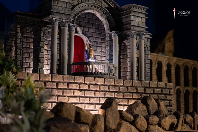 Pesebre en movimiento de Los Heraldos del Evangelio.