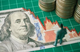 Caída del dólar.