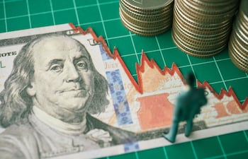 Caída del dólar.
