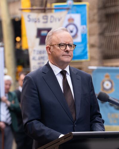 El primer ministro australiano, Anthony Albanese. (red social X)