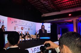 Cristiane Spercel, directora de calificaciones e investigaciones en Moody’s Ratings, durante el panel “perspectivas en inversión en infraestructura”.