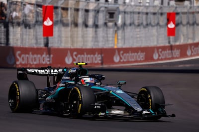 El monoplaza Mercedes del piloto italiano Kimi Antonelli.
