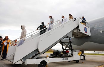 La CIDH expresó preocupación por acuerdo migratorio que firmó el gobierno de Paraguay con EE.UU. EFE/ Presidencia de Colombia /SOLO USO EDITORIAL/ SOLO DISPONIBLE PARA ILUSTRAR LA NOTICIA QUE ACOMPAÑA (CRÉDITO OBLIGATORIO)