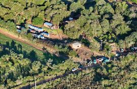 La granja de criptomoneda montada ilegalmente en Saltos del Guairá, la más grande entre las intervenidas en el país.