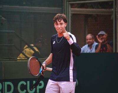 Gran actuación de Martín Antonio Vergara, ganando todos los partidos de singles y dobles.