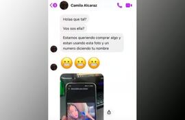 María Belén Jara denunció que los estafadores utilizaron su imagen para seguir engañando.