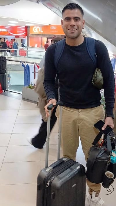 Fernando Roberto Escobar, antes de su viaje a Turquía para militar en el Boluspor.