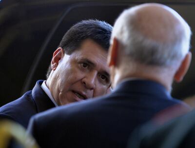 Horacio Cartes, expresidente de la República.