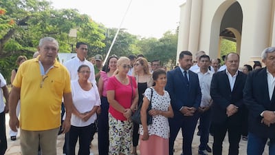 Pobladores de Atyrá estuvieron presentes durante la presentación del documento.