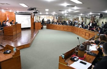 Sesión de la Junta Municipal de Asunción. (archivo).