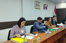 La concejal Rita Grau Valenzuela (izquierda), durante la sesión de la Junta Municipal.