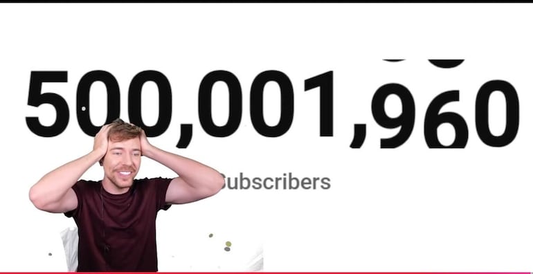 MrBeast se convierte en el primer creador en alcanzar los 500 millones de suscriptores en YouTube - Gente