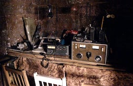 Reconstrucción de Radio Venceremos, en el Museo de la Palabra y la Imagen (San Salvador)