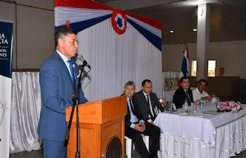 El ministro Víctor Ríos participo de la charla en homenaje a víctimas de la dictadura a 50 años de la Pascua Dolorosa.
