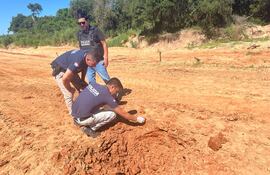 Intervención fiscal y policial ante el uso de explosivos para amedrentar a productores en Yasy Kañy, Canindeyú.