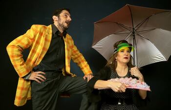 Ronald Maluf y Sair Gamarra protagonizan la obra "Vivir en paz", que se estrena este viernes en el Teatro de las Américas del CCPA.