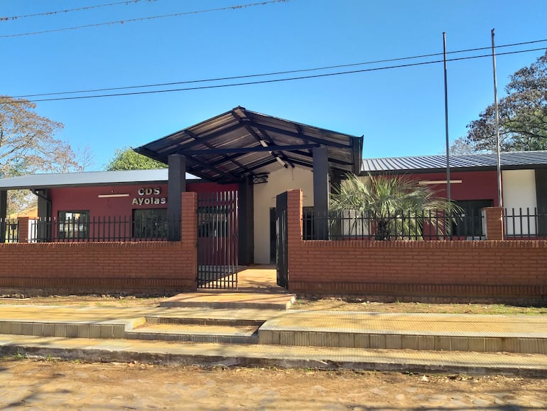 El Centro de Salud de Ayolas.