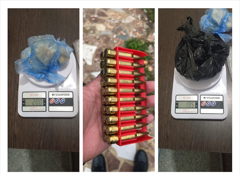 Chacarita: buscaban un celular robado y hallaron drogas y munición de guerra