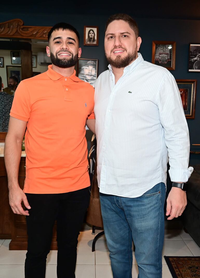 Sergio Sanabria y Hugo Larrosa.