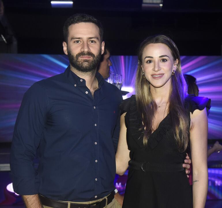 Rubén Bogarín y Gabriela Pfannl.