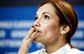 Ana Ivanova durante la presentación de "Las Herederas" en la Berlinale.