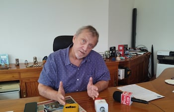 Luis María Ocampos, presidente de la Compañía de Luz y Fuerza SA (Clyfsa).