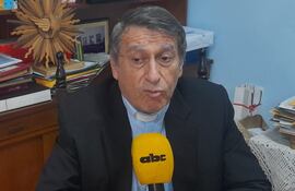 Monseñor Ricardo Valenzuela, obispo de la diócesis de Caacupé.