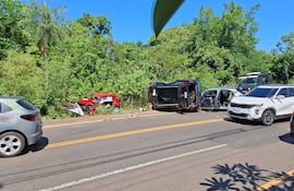 El conductor de uno de los tres vehículos involucrados en el fatal accidente de tránsito, en la ruta Luque-San Bernardino, dio positivo al alcotest.