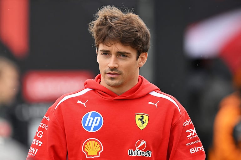 El monegasco  Charles Leclerc, piloto de Ferrari. 