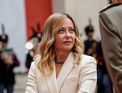Giorgia Meloni.