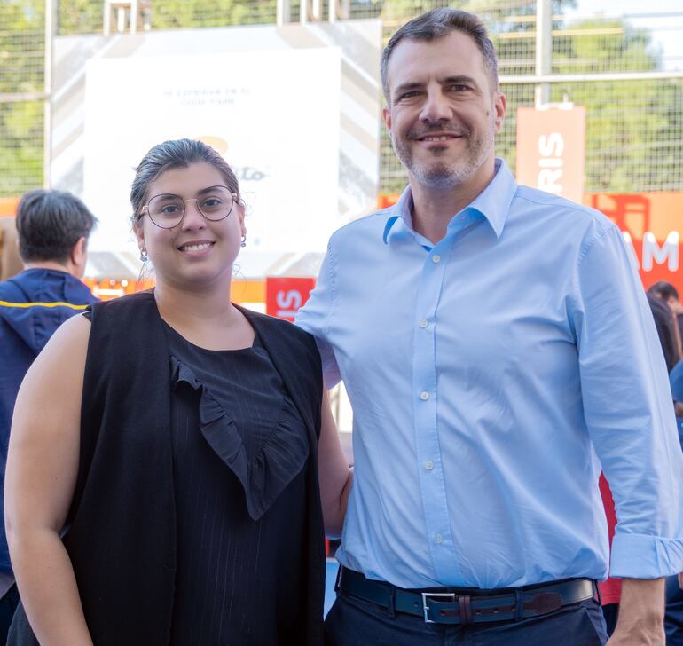 Chiara Castagnino y Pablo Tome.