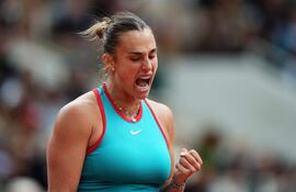 La bielorrusa Aryna Sabalenka, con 11.553 puntos, sigue liderando el ránking de la WTA.