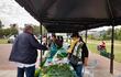 Imágenes de la feria de Agricultura Familiar Campesina, desarrollada hoy en la ciudad de Pilar.