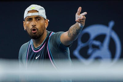 Nick Kyrgios, talentoso tenista australiano suspendido por consumo de cocaína.