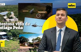 Santiago Peña: acelerado crecimiento patrimonial y una vida de lujos